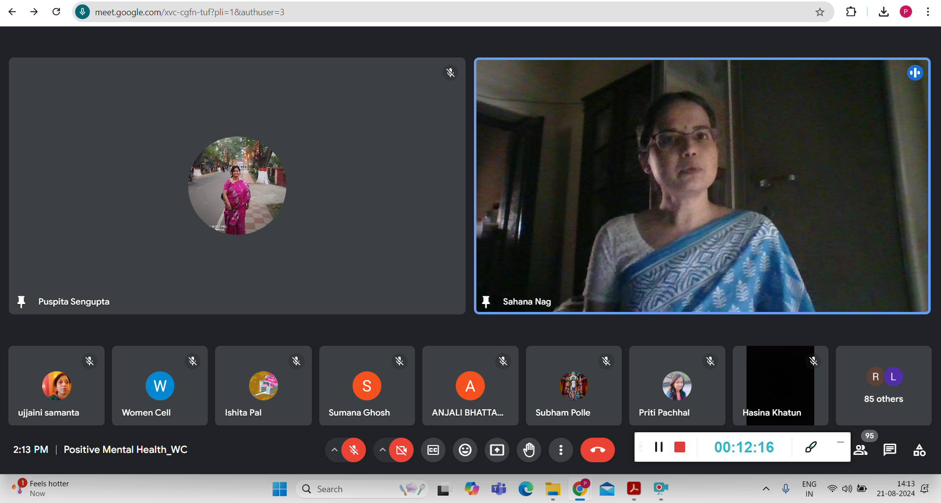 Webinar on Positive Mental Health